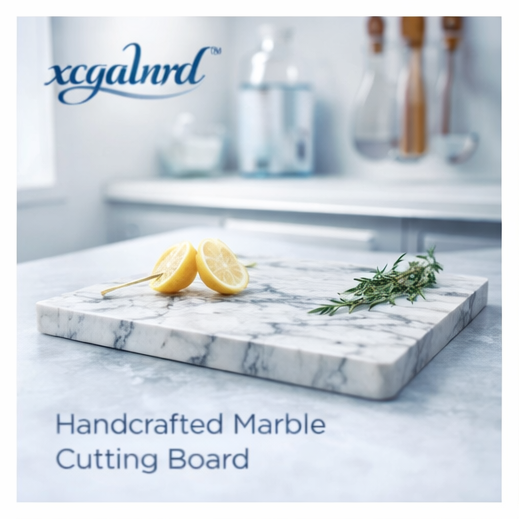 xcqalnrd™ Handcrafted Marble Cutting Board, Marble cutting board, handcrafted kitchen accessories, luxury kitchenware